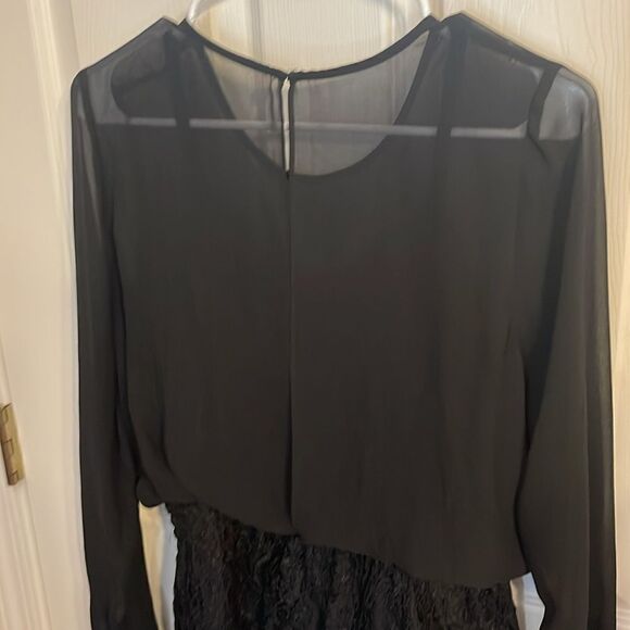 BCBGeneration Long sleeve romper small Black - Picture 7 of 10